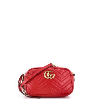 Gucci GG Marmont Shoulder Bag Matelasse Leather Small
