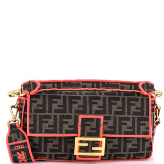 Fendi Baguette NM Bag Zucca Canvas Medium