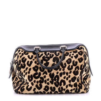 Louis Vuitton Speedy Handbag Limited Edition Stephen Sprouse Leopard Chenille