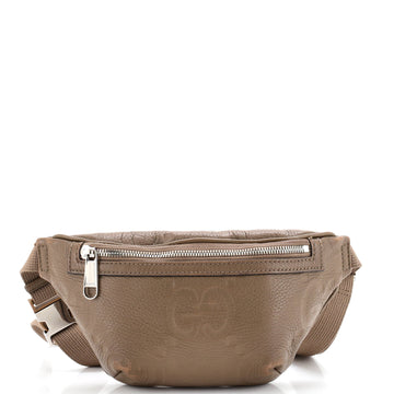 Gucci Belt Bag Jumbo GG Embossed Leather Small