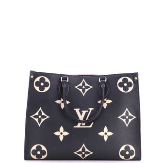 Louis Vuitton OnTheGo Tote Bicolor Monogram Empreinte Giant MM