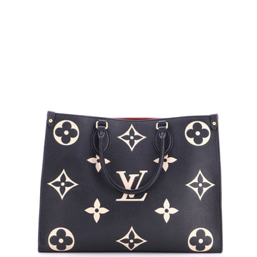 Louis Vuitton OnTheGo Tote Bicolor Monogram Empreinte Giant MM