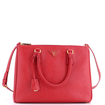 Prada Galleria Double Zip Tote Saffiano Leather Large