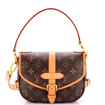 Louis Vuitton Saumur Handbag Monogram Canvas BB