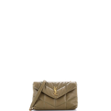 Saint Laurent Loulou Puffer Shoulder Bag Quilted Leather Mini