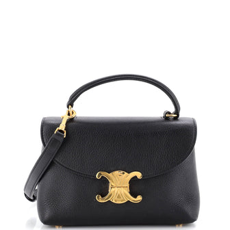 Celine Nino Top Handle Bag Leather Teen