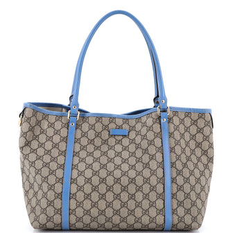 Gucci Joy Tote GG Coated Canvas with Leather Medium