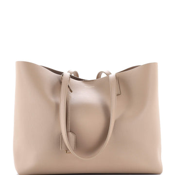 Saint Laurent Shopper Tote Leather Large