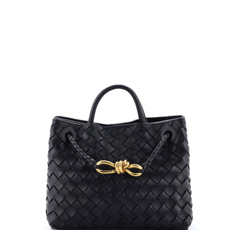 Bottega Veneta Andiamo Top Handle Bag Intrecciato Nappa Small