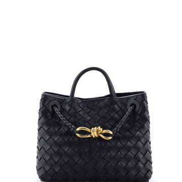 Bottega Veneta Andiamo Top Handle Bag Intrecciato Nappa Small