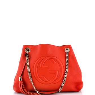 Gucci Soho Chain Strap Shoulder Bag Leather Medium