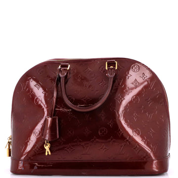Louis Vuitton Alma Handbag Monogram Vernis GM