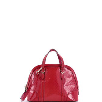 Gucci Nice Top Handle Bag Microguccissima Patent Small