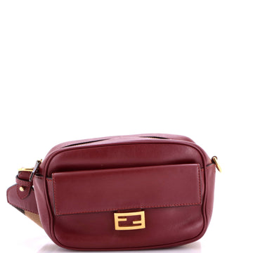 Fendi Baguette Camera Crossbody Bag Leather