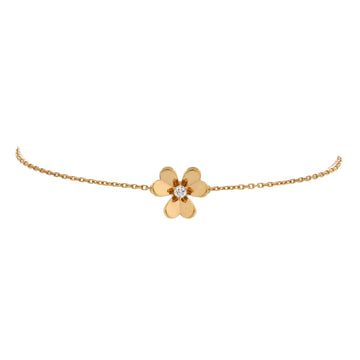 Van Cleef & Arpels Frivole Bracelet 18K Yellow Gold with Diamond Mini