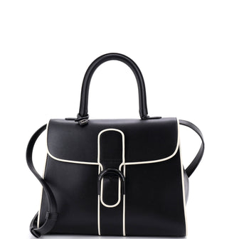 Delvaux Brillant Top Handle Bag Leather MM