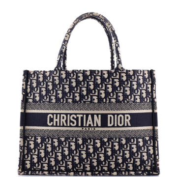 Christian Dior Book Tote Oblique Canvas Medium