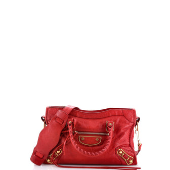 Balenciaga City Classic Metallic Edge Bag Leather Small