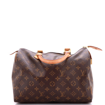 Louis Vuitton Speedy Handbag Monogram Canvas 30