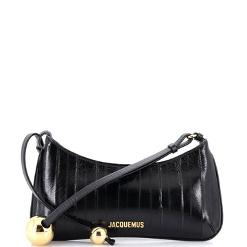 Jacquemus Le Bisou Perle Shoulder Bag Eel Skin