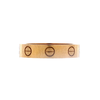 Cartier Love Wedding Band 1 Diamond Ring 18K Yellow Gold with Diamond