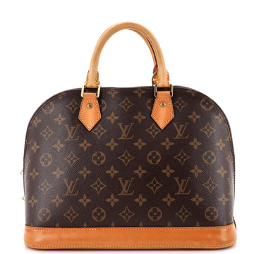 Louis Vuitton Alma Handbag Monogram Canvas PM