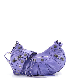 Balenciaga Le Cagole Giant Studs Shoulder Bag Leather Small
