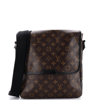 Louis Vuitton Bass Messenger Bag Macassar Monogram Canvas MM