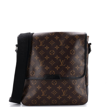 Louis Vuitton Bass Messenger Bag Macassar Monogram Canvas MM