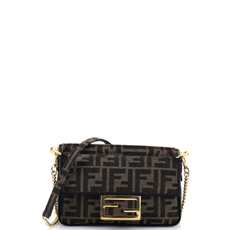 Fendi Baguette NM Bag Zucca Canvas Mini