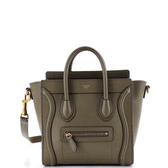 Celine Luggage Bag Smooth Leather Nano