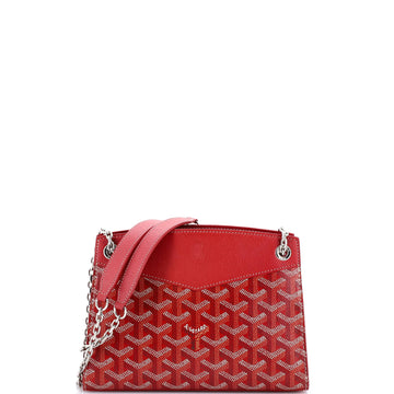 Goyard Structured Rouette Chain Shoulder Bag Coated Canvas Mini