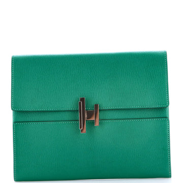 Hermes Cinhetic Clutch Chevre Mysore
