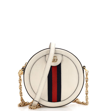 Gucci Ophidia Round Shoulder Bag Leather Mini