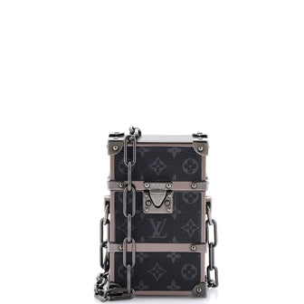 Louis Vuitton Trunk Box Pouch Monogram Eclipse Canvas