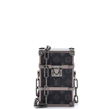 Louis Vuitton Trunk Box Pouch Monogram Eclipse Canvas