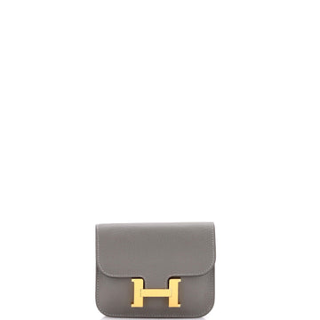 Hermes Constance Slim Wallet Evercolor