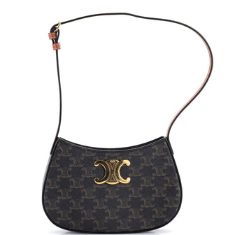 Celine Triomphe Tilly Bag Triomphe Coated Canvas Medium