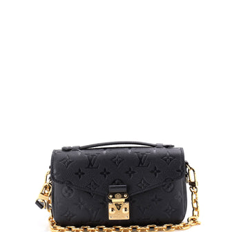 Louis Vuitton Pochette Metis Monogram Empreinte Leather East West