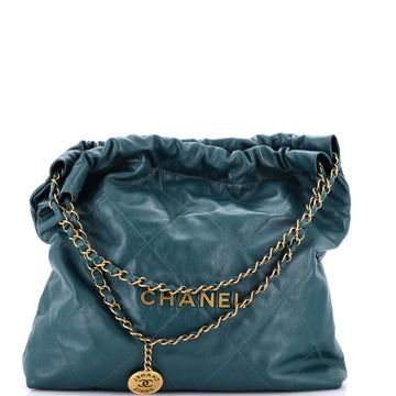 Chanel 22 Chain Hobo Quilted Calfskin Medium