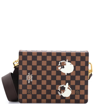 Louis Vuitton Pharrell X Nigo Book Messenger Bag Limited Edition Damier Phriendship Coated Canvas