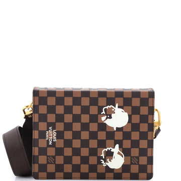 Louis Vuitton Pharrell X Nigo Book Messenger Bag Limited Edition Damier Phriendship Coated Canvas
