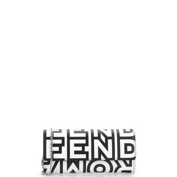 Fendi x Marc Jacobs Wallet on Chain Printed Leather