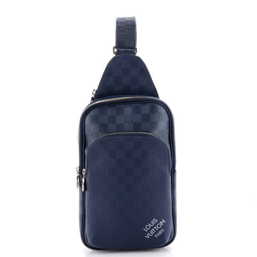 Louis Vuitton Avenue Sling Bag NM Damier Graphite and Damier Infini Leather