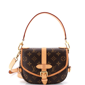 Louis Vuitton Saumur Handbag Monogram Canvas BB