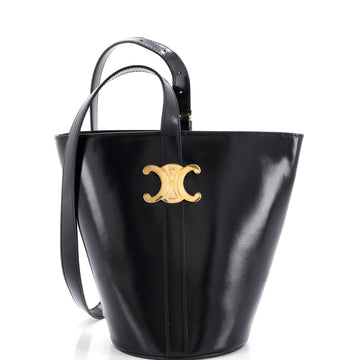 Celine Triomph Bucket Bag Leather Small