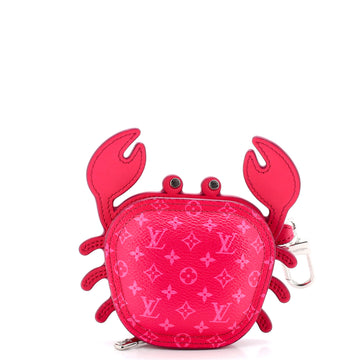 Louis Vuitton Crab Bag Charm and Key Holder Leather