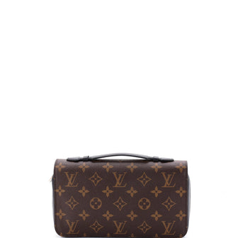 Louis Vuitton Zippy Wallet Macassar Monogram Canvas XL