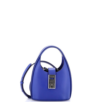 Salvatore Ferragamo Gancini Buckle Hobo Leather Mini