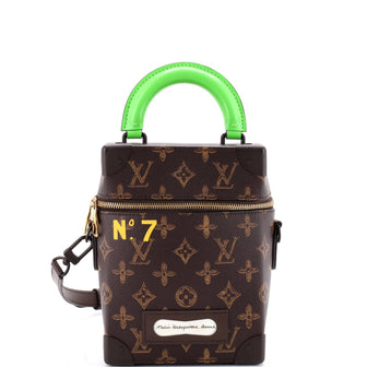 Louis Vuitton Vertical Box Trunk Bag No.7 Trunk L'Oeil Vintage Monogram Canvas